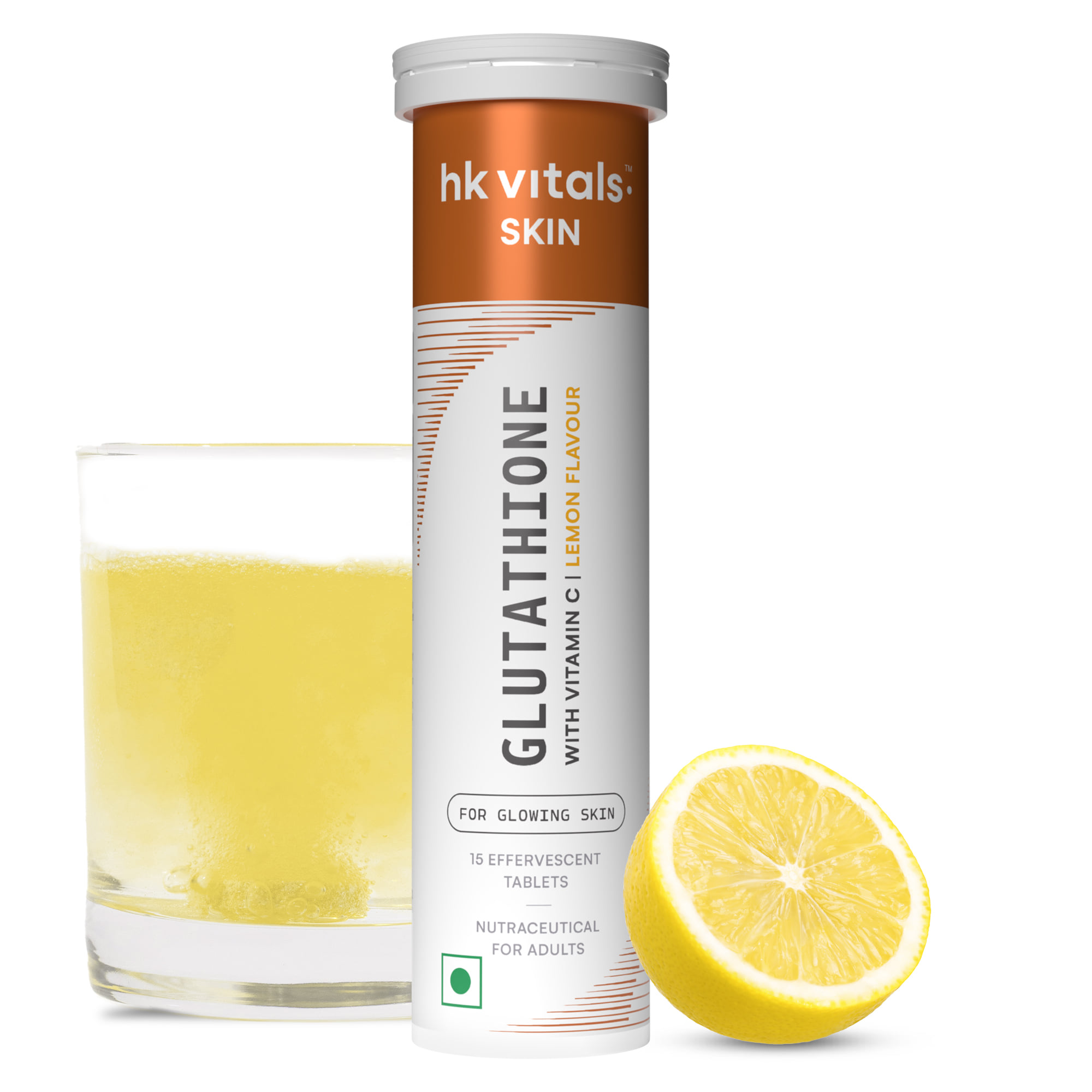 healthkart hk vitals glutathione with vitamin c reviews (Lemon, 15 Effervescent Tablets) | L-Glutathione Tablets & E beauty-from-within