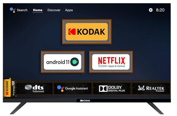 Buy KODAK 80 cm (32 inches) 9XPRO Series HD Ready Certified Android LED TV 329X5051 (Black) on EMI