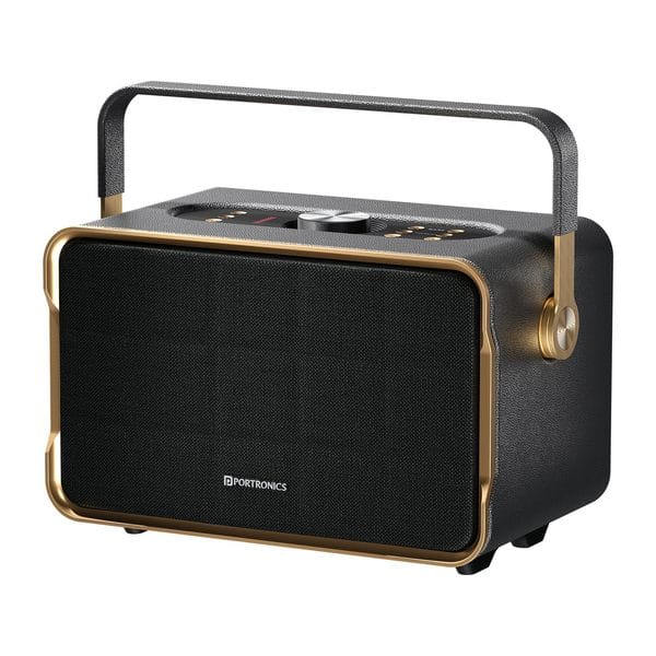 Buy Portronics Harmony 80W Premium Portable HD Sound Speaker, Upto 6 Hours Playtime, 2.1 Channel, Bass Boost Technology, Bass/Treble Adjustment, Bluetooth Connectivity, Aux In, USB In, Bass Radiator on EMI