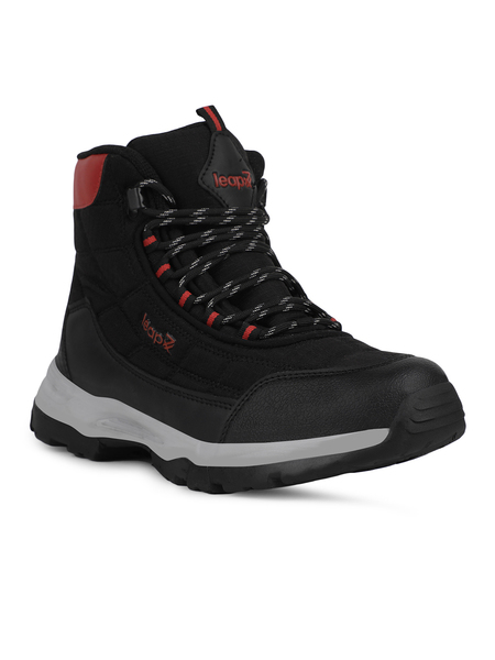 Buy Leap7x By Liberty VERTICAL Sports Black Trekking Shoes For Mens on EMI