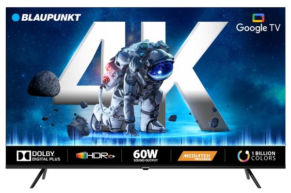 Buy Blaupunkt Cyber Sound G2 series 126 cm (50 inches) 4k Ultra HD LED Google TV 50CSGT7022 (Black) on EMI