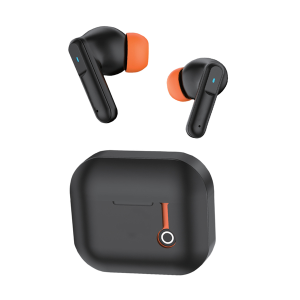 Buy Tecsox Pro 1 Truly Wireless in Ear Earbuds with 30H Playtime,ENC Mic, 45ms Low Latency, 13mm Bass Drivers, Type-C Fast Charging, Made in India, Touch Controls, IPX5 ear buds TWS (Black) on EMI