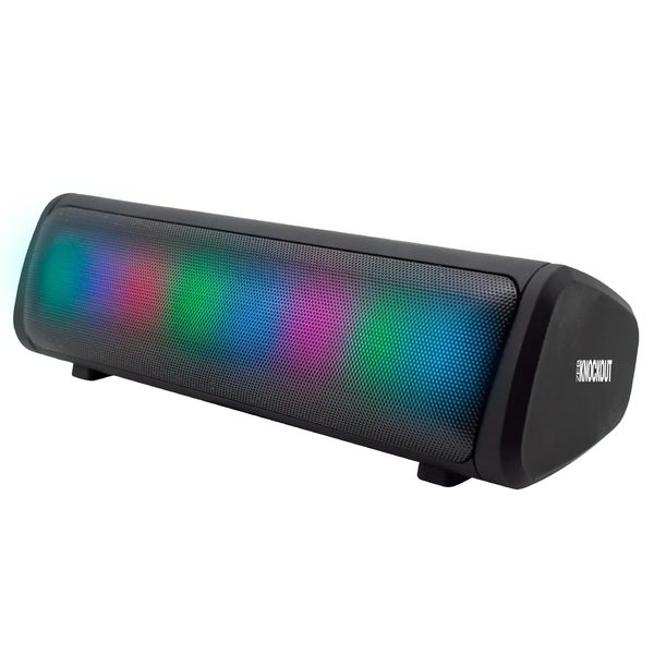 Buy ZEBRONICS Knock out Portable Bluetooth v5.3 Speaker with 10W output, RGB LED Lights, TWS Function, up to 10h* backup, USB, mSD, Passive Radiator (Black) on EMI