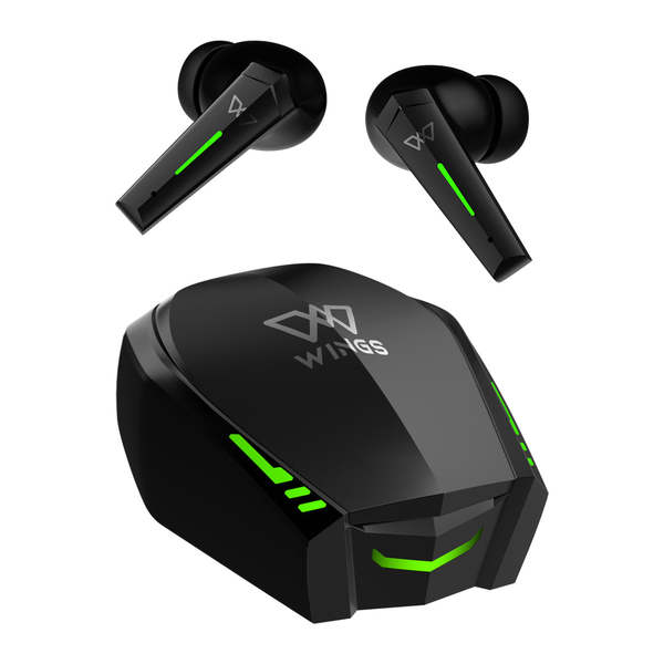 Buy Wings Phantom 800 Low Latency Earbuds With Game mode (Black) on EMI
