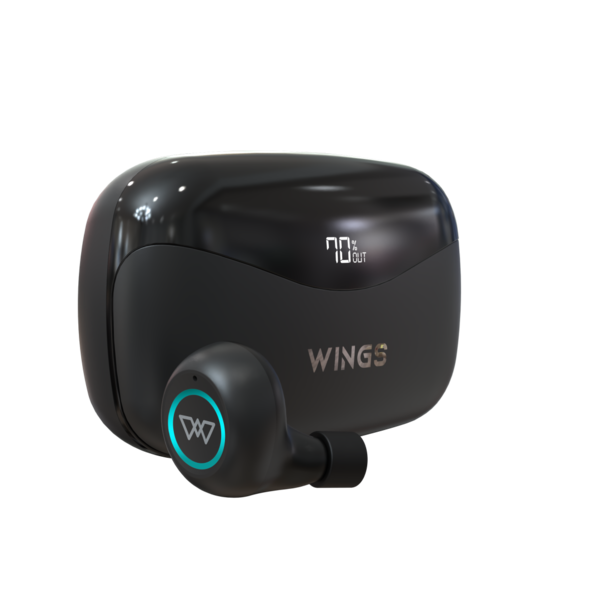 Buy Wings Powerpods Wireless In Ear Earbuds (Black) on EMI