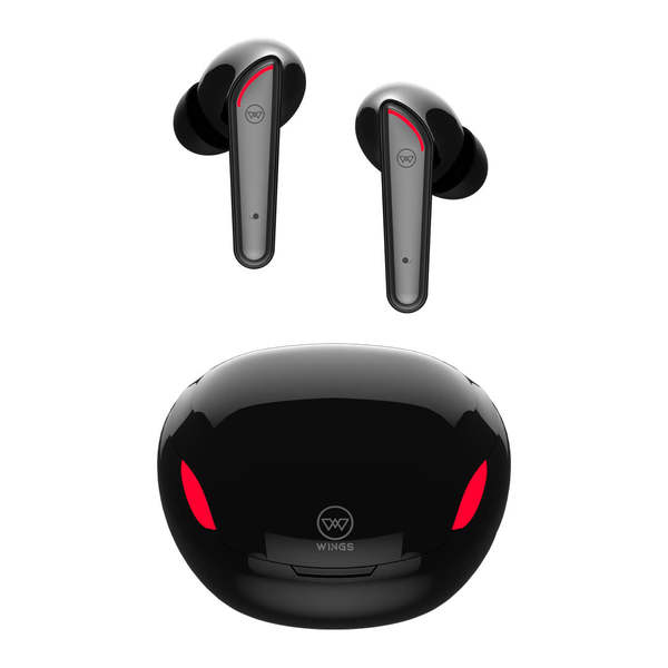 Buy Wings Phantom 250 Earbuds With Game Mode (Black) on EMI