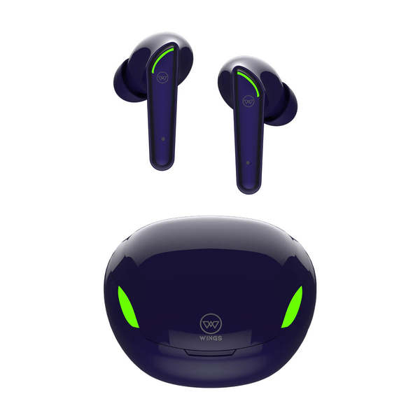 Buy Wings Phantom 250 Earbuds With Game Mode (Blue) on EMI