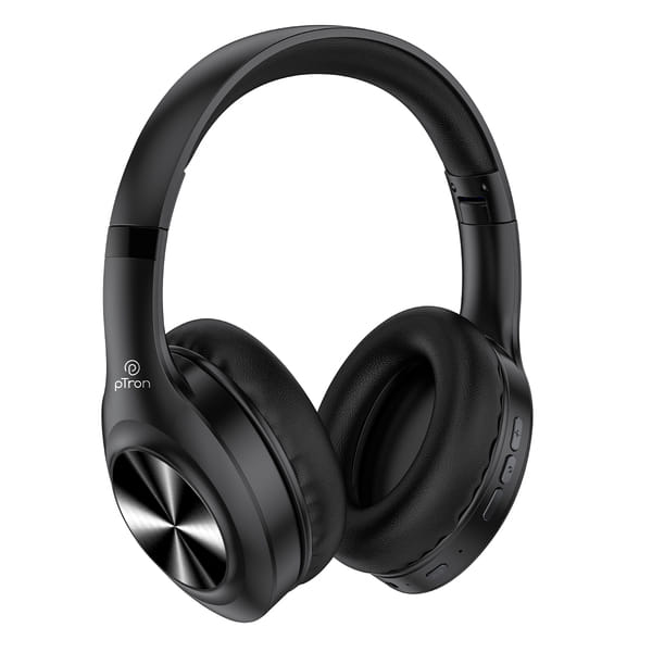 Buy pTron Studio Pro 65hrs Playtime Wireless Over-Ear Headphones with Mic, 45ms Low-Latency Gaming, BT v5.3, Dual Device Pairing, Voice Assist & Type-C Fast Charging (Black) on EMI