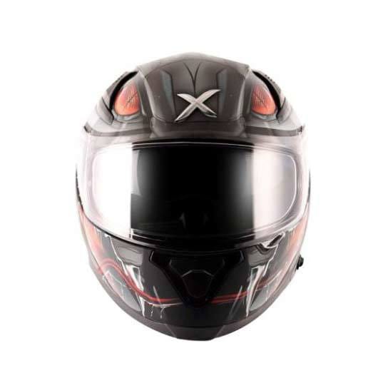 Buy Axor Venomous Helmet - Gloss (Black/Grey) (Size-M) on EMI