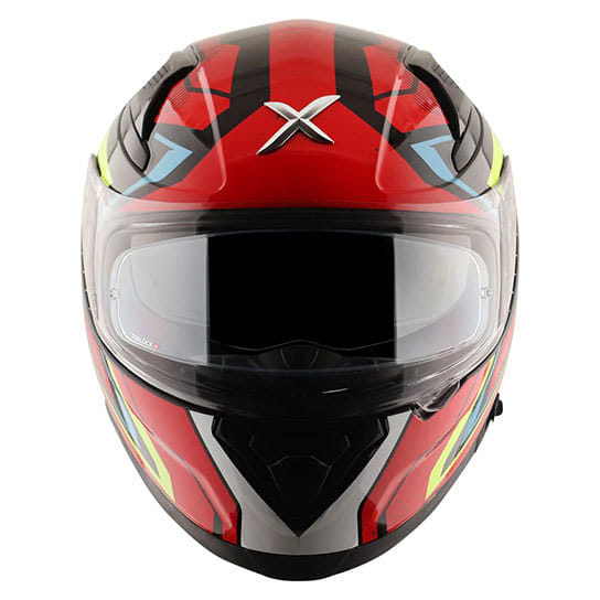 Buy Axor Apex Roadtrip Gloss Helmet (Black/Red) (Size-M) on EMI