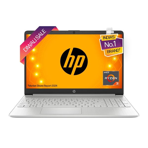 Buy HP 15s-eq2143AU Laptop (AMD Ryzen 3 5300U/ 8 GB/512 GB SSD/AMD Radeon Graphics/Windows 11/MSO/FHD) 39.62 cm (15.6 inch) on EMI