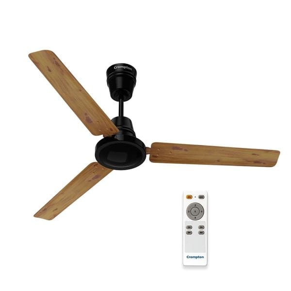 Buy Crompton Energion HS Wood 1200mm (48 inch) High Speed 5S Energy Efficient BLDC Ceiling Fan (Light Pinewood) on EMI