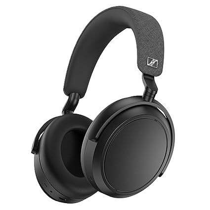 Buy Sennheiser Momentum 4 Wireless Over Ear Headphones, Bluetooth Adaptive Noise Cancelling-ANC & Customizable Sound, 4 Digital Mics for Crystal-Clear Calls,60h Battery, 2 Yr Warranty, Black on EMI