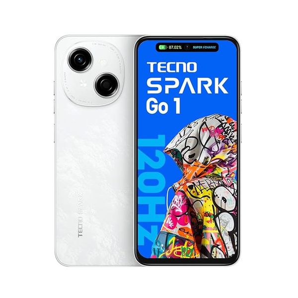 Buy Tecno Spark Go 1 (Glittery White, 64 GB)  (3 GB RAM) on EMI