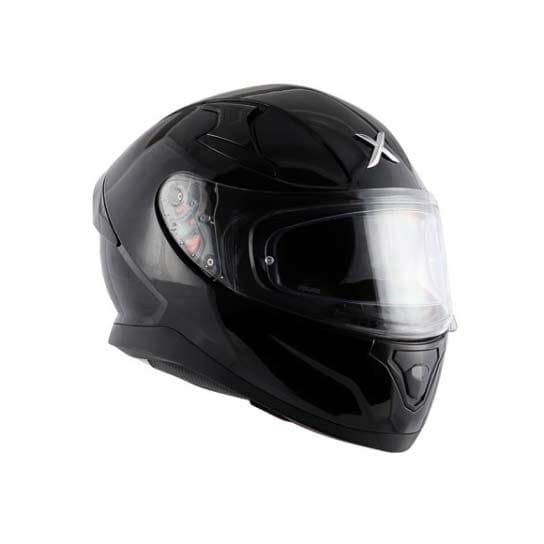 Buy Axor Apex Solid Gloss Bike Helmet (Black) (Size - XL) on EMI