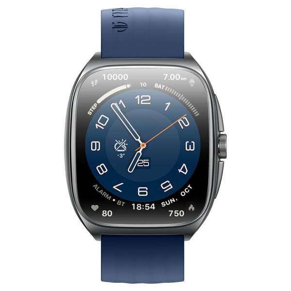 Buy Titan Evolution 4.6 cm Curved AMOLED Display, 390x450 Resolution, Cutting Edge Design Aluminium Case Bluetooth Calling Blue on EMI