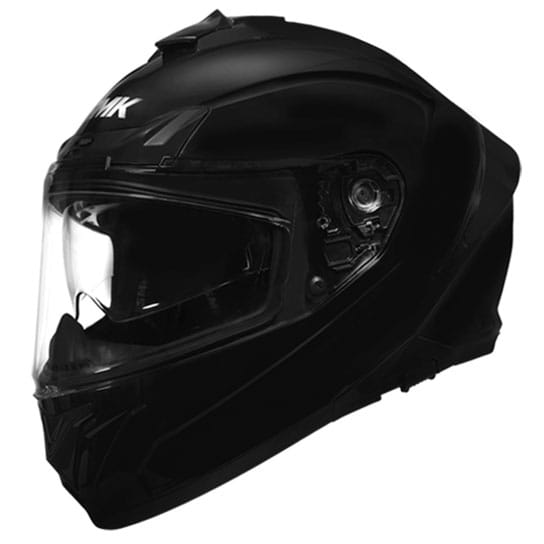 Buy SMK Typhoon Unicolour Matt Helmet (Black, Size- L) on EMI