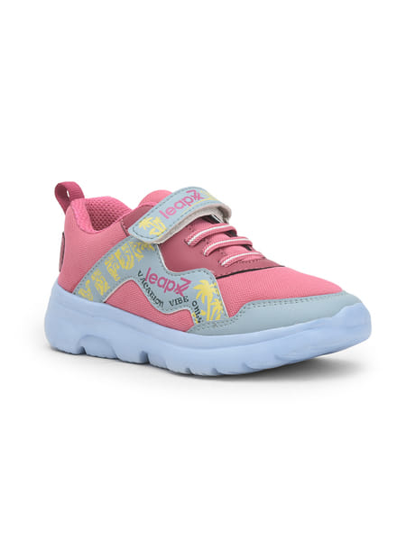 Buy Liberty LEAP7X TURBO-1E Kids Pink Sports Atheletic Shoes on EMI
