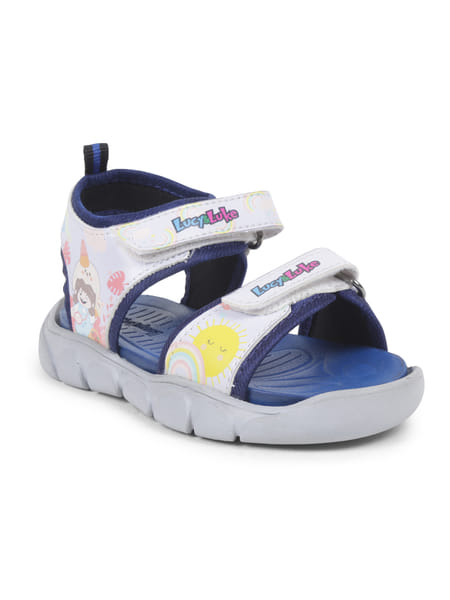 Buy Liberty Lucy&Luke FLYNN-41 Kids Sky Blue Casual Velcro Sandal on EMI
