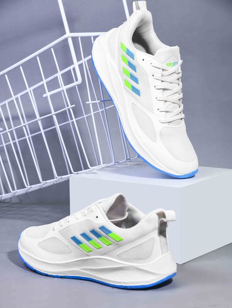 Buy TURNX Men's Sports Shoes Running Shoes STAR, White on EMI
