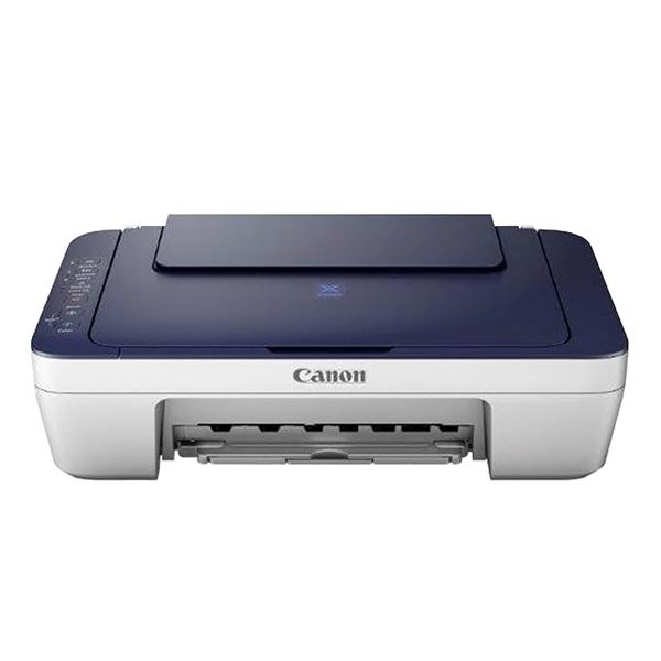 Buy Canon Pixma E477 All-in-One Wireless Ink Efficient Colour Printer (White/Blue) on EMI