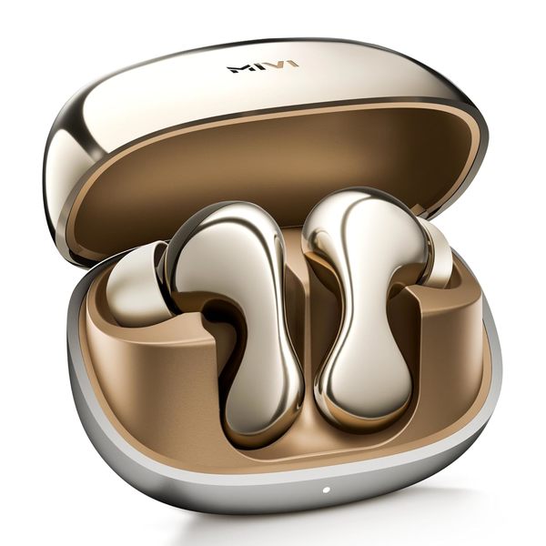 Buy Mivi SuperPods Immersio True Wireless Earbuds, Dolby Audio, 3D Soundstage, 60H Playtime, AI ENC, BT v5.4 Earbuds (Wishful Champagne) on EMI