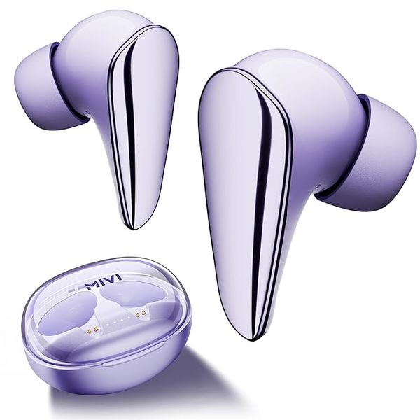 Buy Mivi DuoPods i7 Earbuds - Step into The 3rd Dimension of Sound with 3D Soundstage, High Fidelity Drivers, Advanced Audio Codec for Lossless Audio, etc. (Lolite Lavender) on EMI