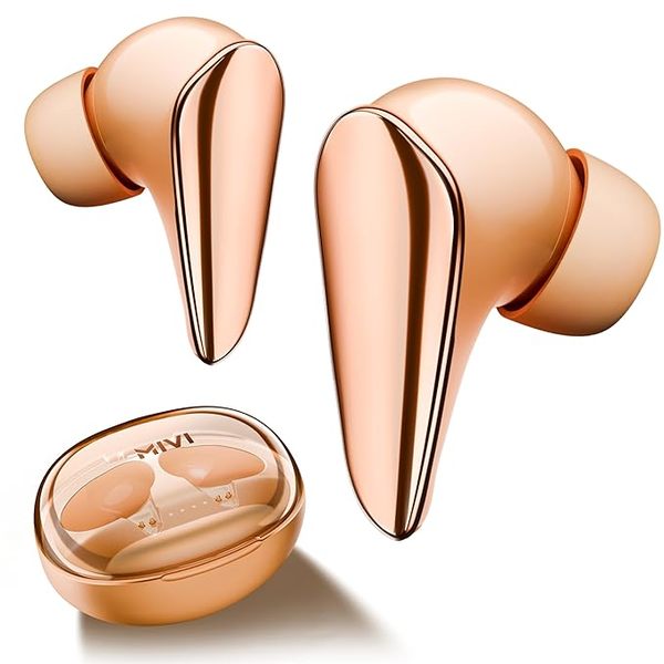 Buy Mivi DuoPods i7 Earbuds - Step into The 3rd Dimension of Sound with 3D Soundstage, High Fidelity Drivers, Advanced Audio Codec for Lossless Audio, etc. (Peach Fuzz) on EMI
