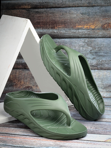 Buy Bersache Men Sandals (Green) on EMI