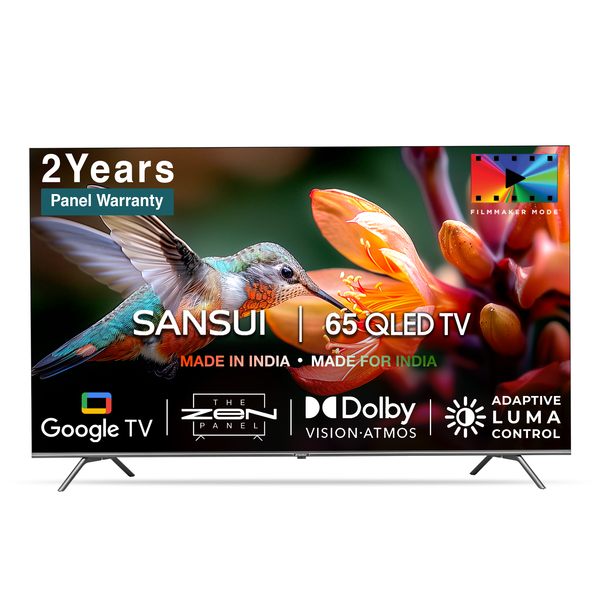 Buy Sansui 165cm 65 inches QLED 4K Google TV on EMI