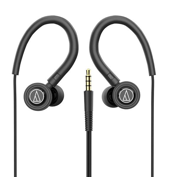 Buy Audio-Technica SonicSport ATH-COR150iSBK in-Ear Headphones with Mic (Black) on EMI