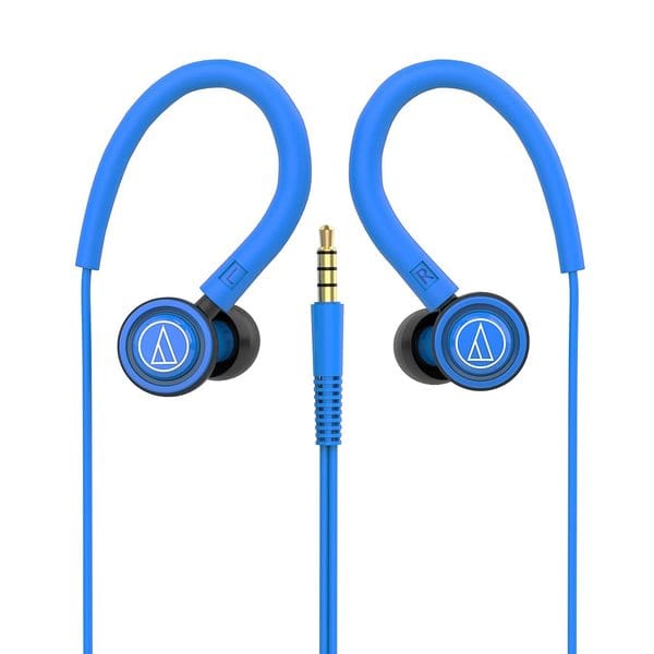 Buy Audio-Technica SonicSport ATH-COR150iSBL in-Ear Headphones with Mic (Blue) on EMI