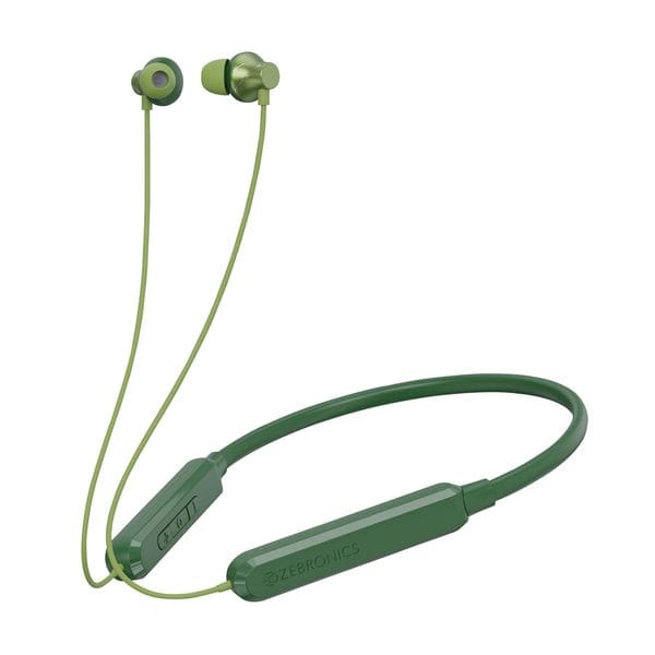 Buy Zebronics Yoga 7 Jumbo Lite  Bluetooth V5.2 Wireless In Ear Neckband -Green on EMI
