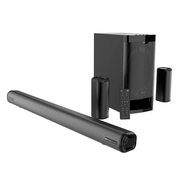 Buy Zebronics ZEB-JUKE BAR 9400 PRO DOLBY 5.1 Channel Bluetooth Home Theater Soundbar With Subwoofer Supporting Dolby Digital Plus on EMI