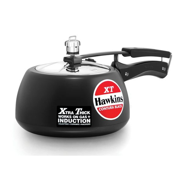 Buy Hawkins Contura Aluminium Pressure Cooker 3L CXT30 (Black) - test _ not for sale on EMI