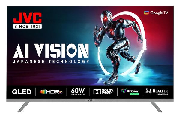 Buy JVC 165 cm (65 inches) AI Vision Series QLED Google TV LT-65NQ7165C (Black) on EMI