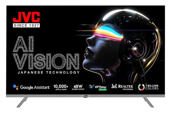 Buy JVC 80 cm (32 inches) AI Vision Series QLED Android TV LT-32NQ3165C (Titanium Grey) on EMI