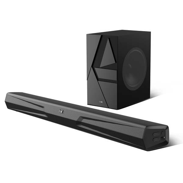 Buy boAt Aavante Bar Quake Pro 240W Bluetooth Soundbar, 2.1 Channel with Wireless Subwoofer, Wall Mountable, Multiple EQ Modes on EMI