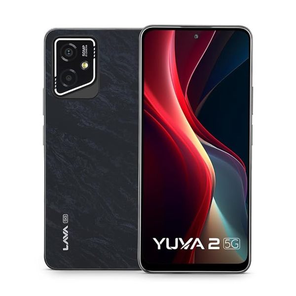 Buy Lava Yuva 2 5G (Marble Black, 4 GB RAM, 128 GB Storage) on EMI