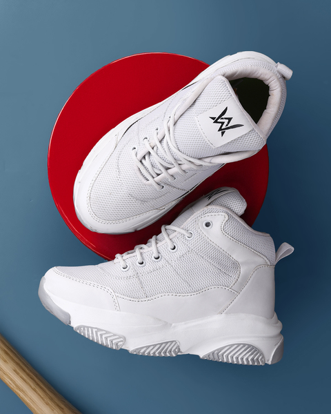 Buy Woakers Women's Sport Sneakers Shoes, WO-1029 (White) on EMI