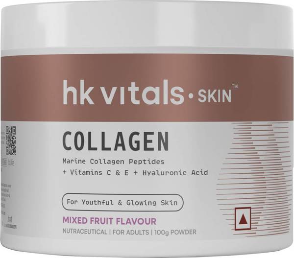 Buy Healthkart hk Vitals Skin Radiance Collagen Supplement with Biotin, Mixed Fruit, 100 g on EMI
