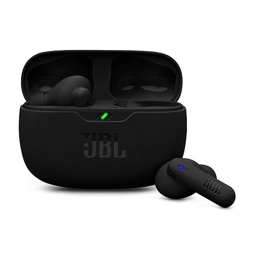 Buy JBL Wave Beam 2 Ear Buds Wireless BluetoothV5.3, Active Noise Cancellation Earbuds, Multi Connect, App for Customized Extra Bass Eq, Relax Mode,Speed Charge, 40H Playback, Fast Pair, 4 Mics, IP54 (Black) on EMI