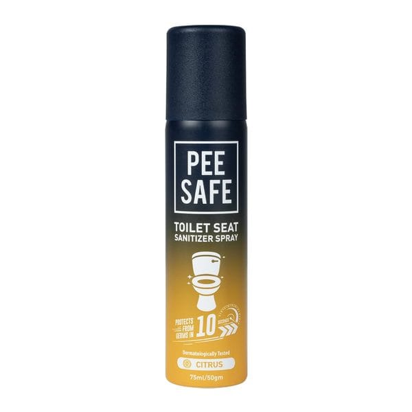 Buy Pee Safe Toilet Seat Sanitizer Spray (Citrus) - 75 ML on EMI