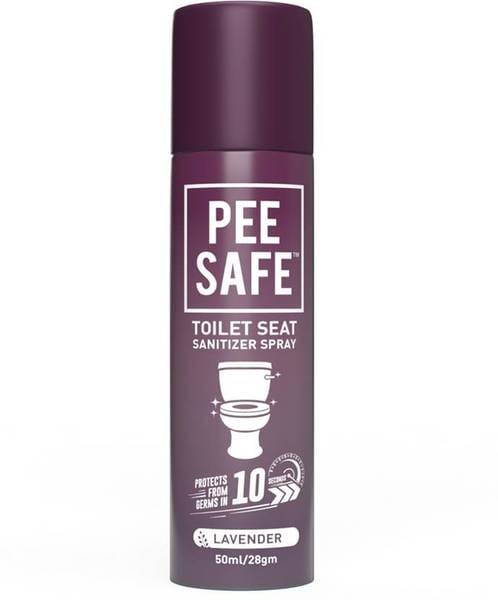 Buy Pee Safe Toilet Seat Sanitizer Spray (Lavender) - 50 ML on EMI
