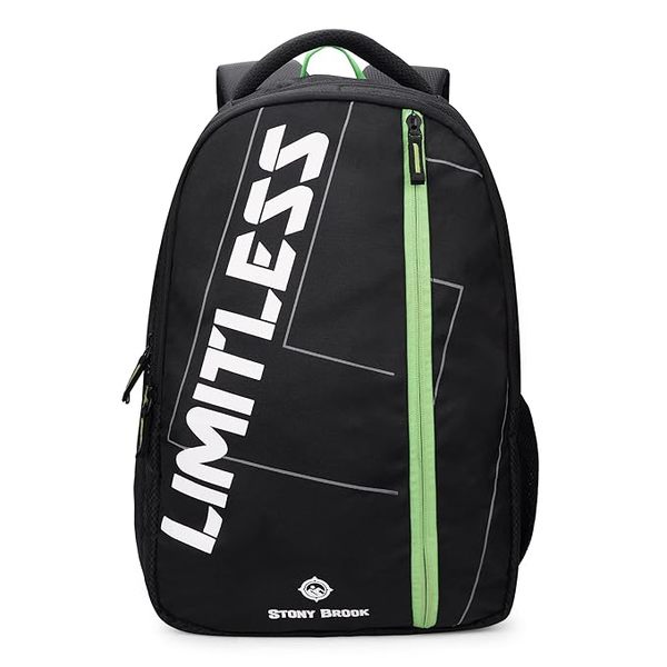 Buy Stony Brook Altitude Backpack 3 Compartment Casual Black 35L on EMI