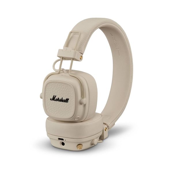 Buy Marshall Major V Wireless On-Ear Headphones, Cream on EMI