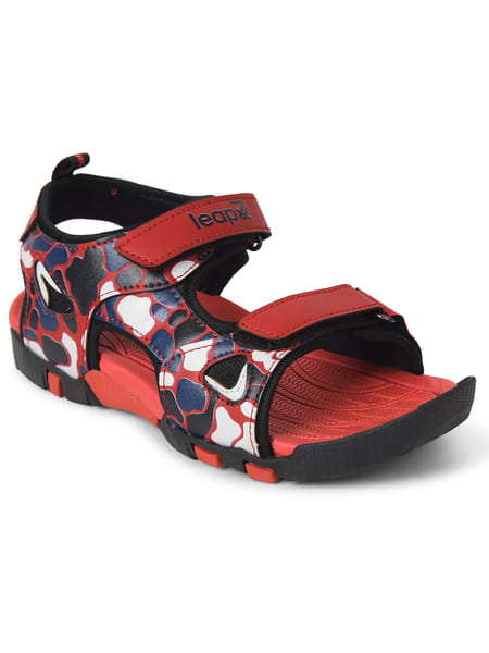 Buy Liberty Leap7X ADMIN Black Casual Flat Sandal for Kids on EMI