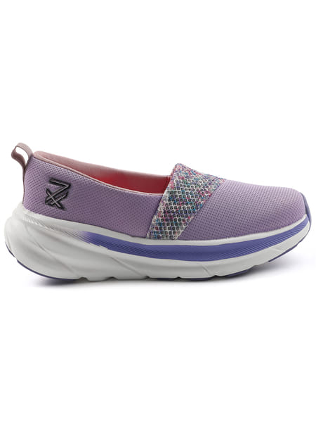 Buy Liberty Leap7X CANBERRA1E Purple Sports Non Lacing Walking Shoes for Women on EMI