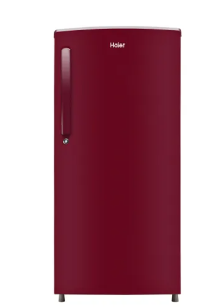 Buy Haier 185 L, 1 Star, Red Mono Finish Direct Cool Single Door Refrigerator on EMI