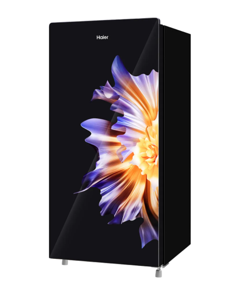 Buy Haier 185 L, 2 Star, Zoom Glass Finish Direct Cool Single Door Refrigerator on EMI